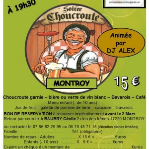 Soirée choucroute