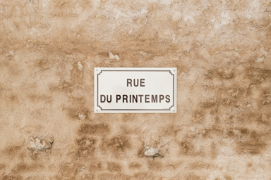 La rue du printemps