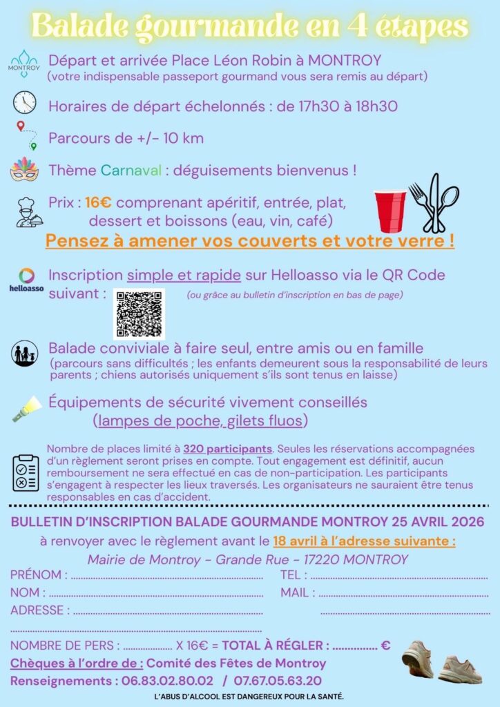 Balade Gourmande verso